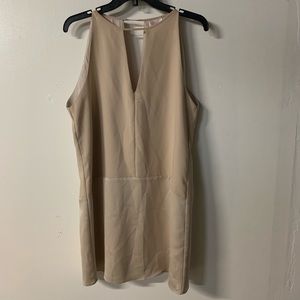 Parker dress cream pink size M